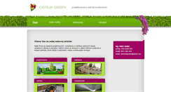 Desktop Screenshot of castrumgarden.com