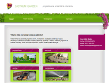 Tablet Screenshot of castrumgarden.com